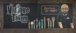 Craft Beer Chalkboard. New York Tavern Chalkboard Mural