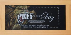 cafeteria lion chalkboard sign,cafeteria lion chalkboard sign