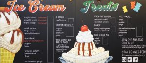 Ice Cream Chalkboard Menu,