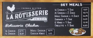 French Bistro Chalkboard