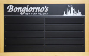 Italian Slat Chalkboard